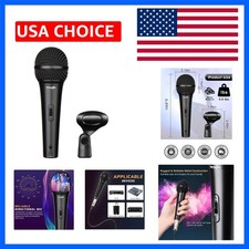 Karaoke Microphone for Singing, Dynamic Microphone, Vocal Microphone with On ...