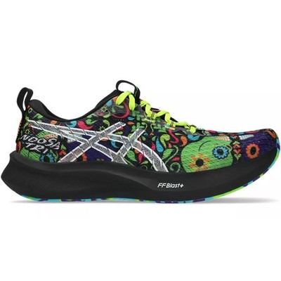 Men's Asics Noosa Tri 16, Black/Green Gecko, D Medium US