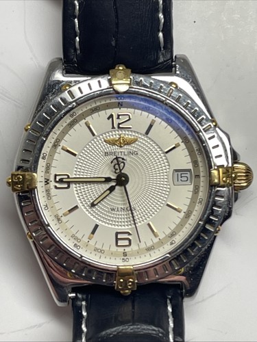Breitling Wings Chronomat B10050 Watch Swiss Auto Steel & Gold Date Mens 38MM - 第 1/6 張圖片