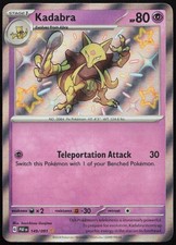 Kadabra 149/091 Shiny Rare Paldean Fates Pokemon Near Mint