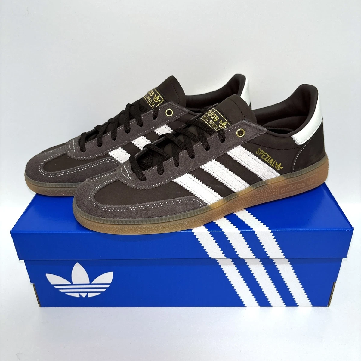 靴  HANDBALL SPEZIAL 38 Adidas Handball Spezial Off White Dark Brown for sale | eBay