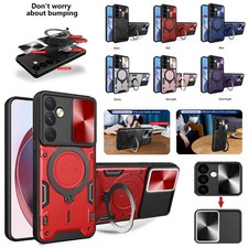 Magnetic Ring Stand Rugged Phone Case For Samsung Galaxy A56 A36 A26 A06 A35 A15