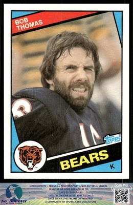 1984 Topps #234 Bob Thomas Chicago Bears 84TF