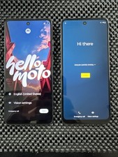 Lot Of 2 Motorola Moto G 5G 2024 128GB Unknown Carrier For PARTS ONLY - O2