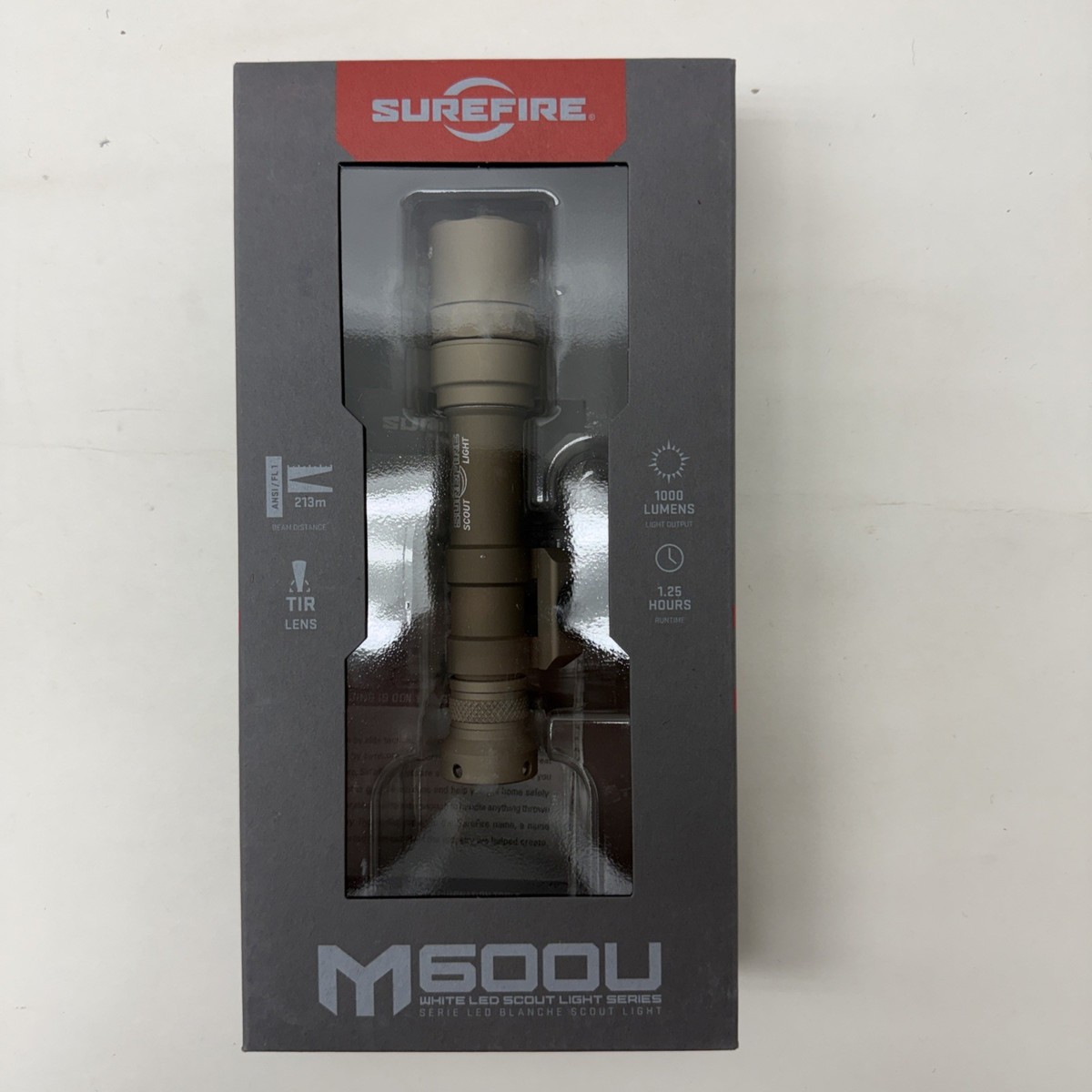 実物 中古 SUREFIRE M600DF Tan FDE スカウトライト SureFire M600 Ultra Scout Light - Desert Tan for sale online | eBay