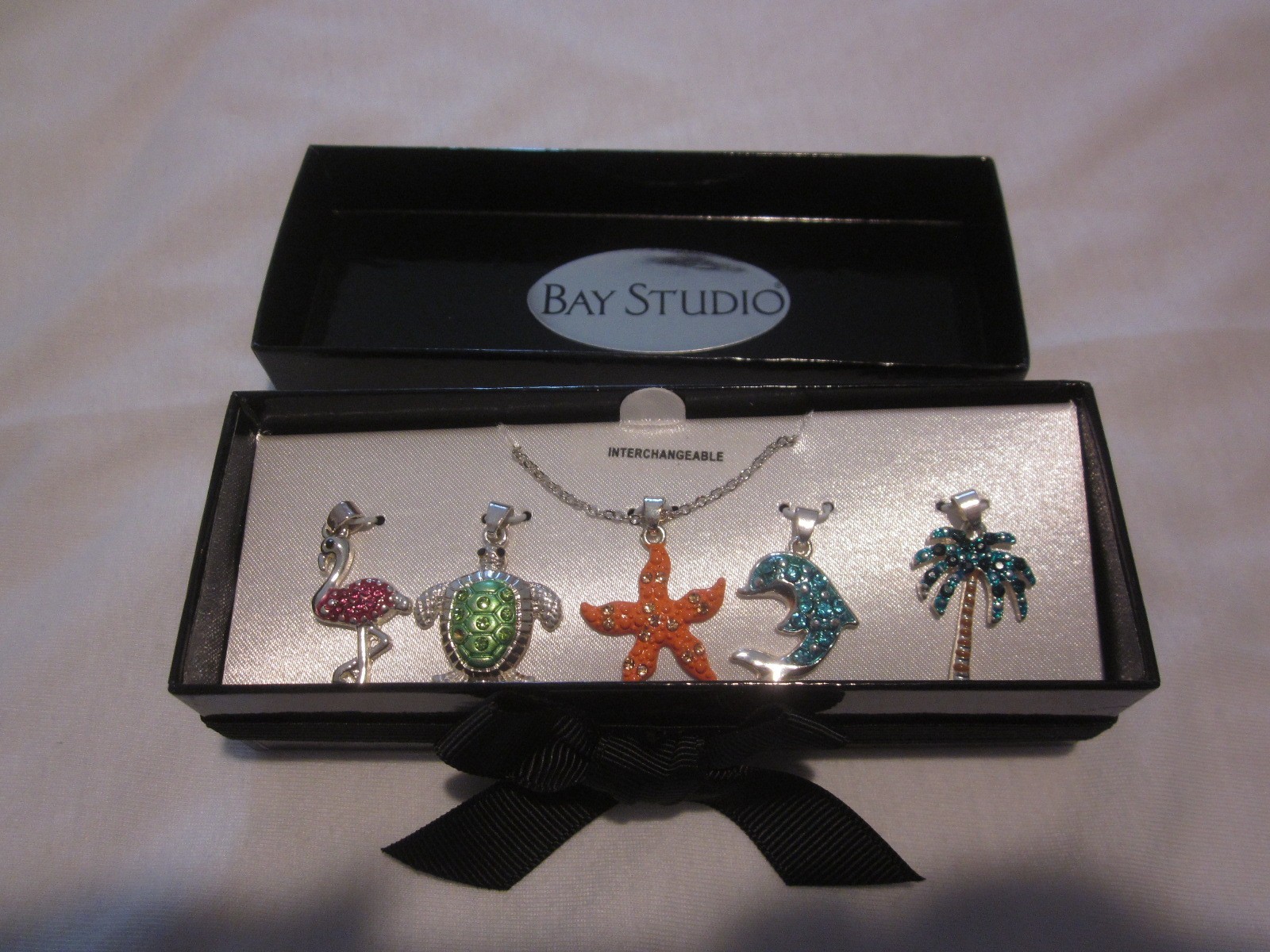 Bay Studio Interchangeable Pendants Necklace Trop… - image 1