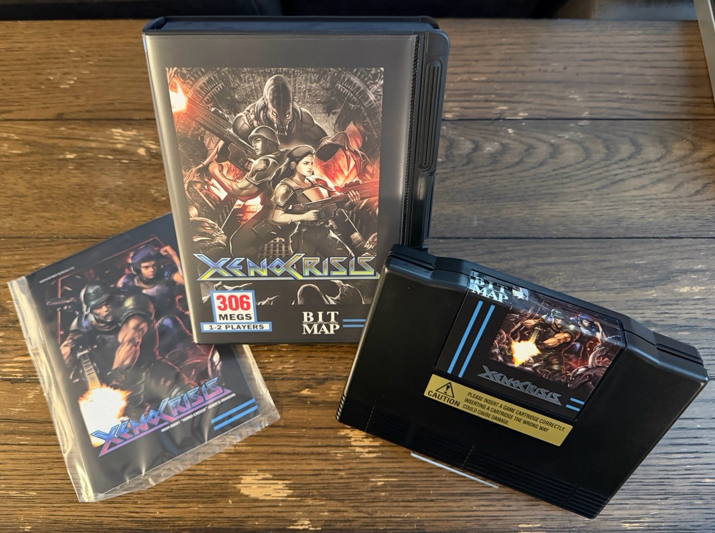 Xeno Crisis Xenocrisis Neo Geo AES BIT MAP  Complete CIB