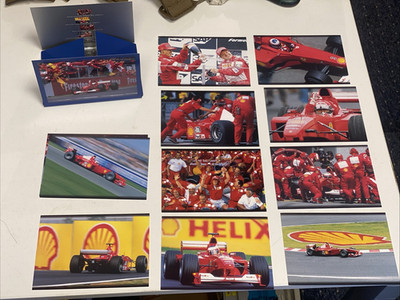 Michael Schumacher Postkarten Sammel Set (11 Stück) - F1 Weltmeister 2000 Raritä