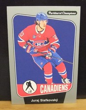 2024-25   juraj slafkovsky    parkhurst champions   silver canadiens