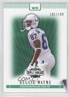 2007 Topps Triple Threads Emerald 101/199 Reggie Wayne #58 1md