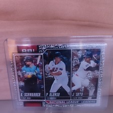 Topps Series 1  leaders Juan Soto, Pete Alonso, Kyle Schwarber spring trainging