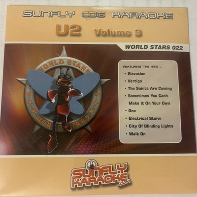 Sunfly World Star Karaoke CDG  U2. Vol 3