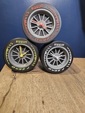 Formula 1 Style Pirelli P-Zero Tire Desk Clock - 3D Printed Racing Decor