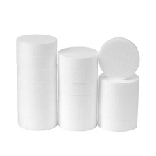 18 PCS 3x1 Inch Thick White Round Foam Circles Discs Crafts DIY Polystyrene