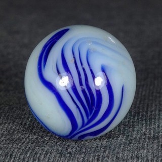 27/32" ANTIQUE ALLEY AGATE SHOOTER FLAME SWIRL MARBLE