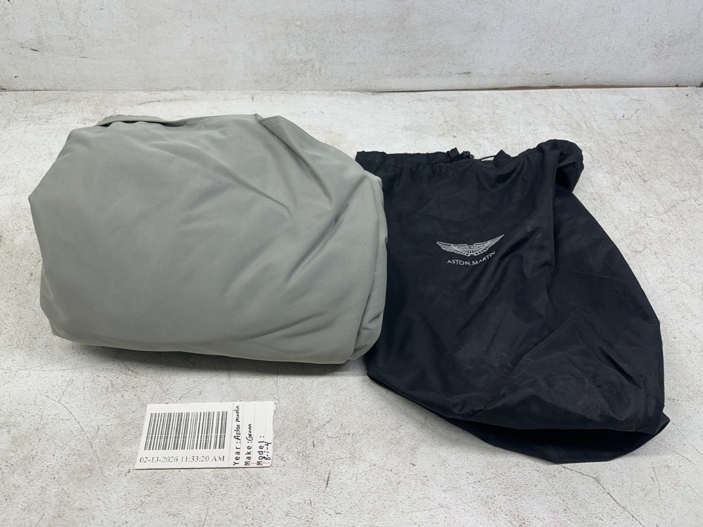 2008-2012 ASTON MARTIN DBS FRONT CAR BODY PROTECTION GUARD COVER W/ BAG OEM