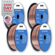  4 x 2-Lb Spools ER70S-6 .035" 0.9 mm Mild Steel MIG Welding Wire