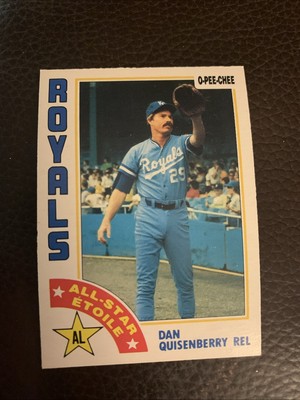 1984 O-Pee-Chee Dan Quisenberry #69 Kansas City Royals