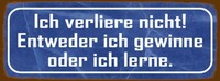 Holzschild 10X27 Cm Ich Verliere Nicht Gewinne Lerne Spruch Zitat Deko Geschenk