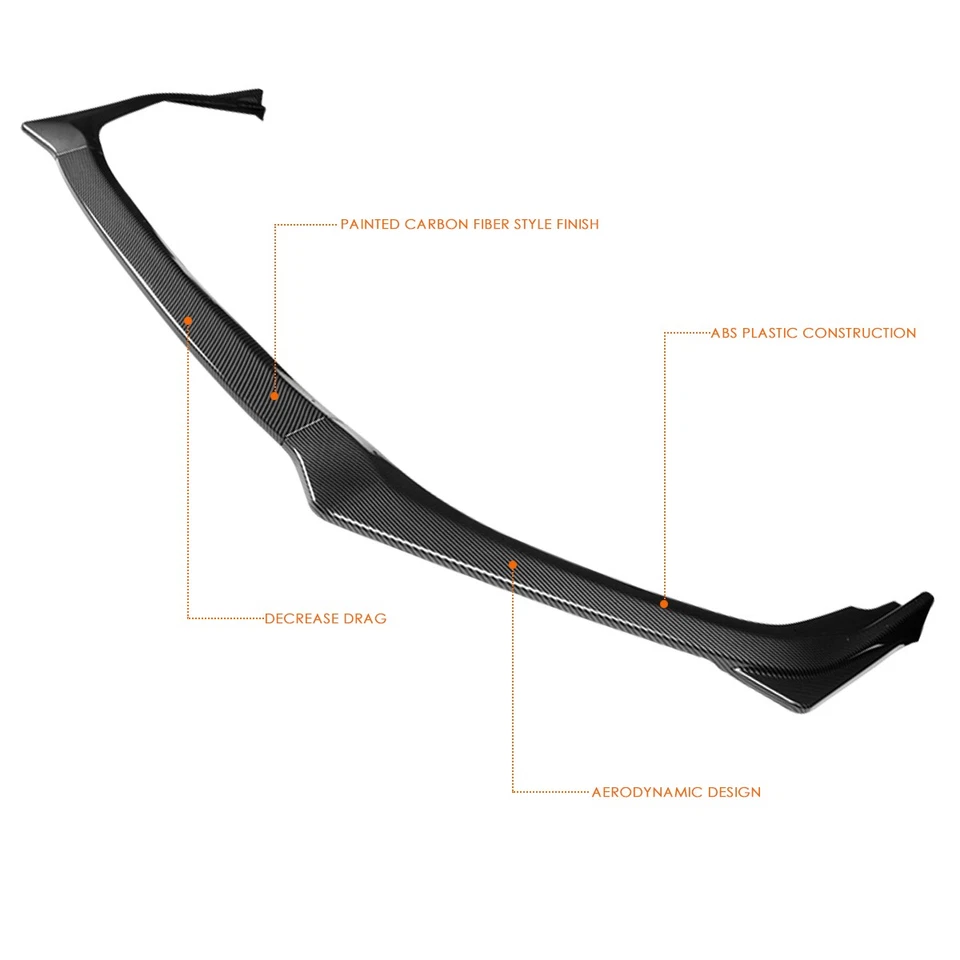 Kit de carrocería de parachoques delantero con aspecto de carbono estilo STI para Subaru Legacy 18-20 labio de alerón Foto 4 de 4