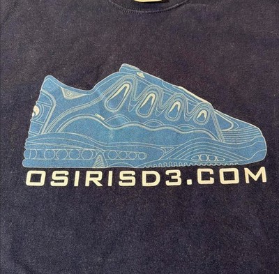 Vintage Osiris D3 tee DC Shoes Evol Skateboards H-Street Menace Skateboard