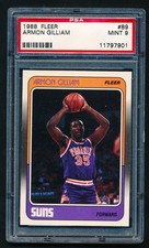 1988-89 Fleer Armon Gilliam Rookie Card #89 PSA 9 MINT Suns RC DEAD CENTERED!. rookie card picture
