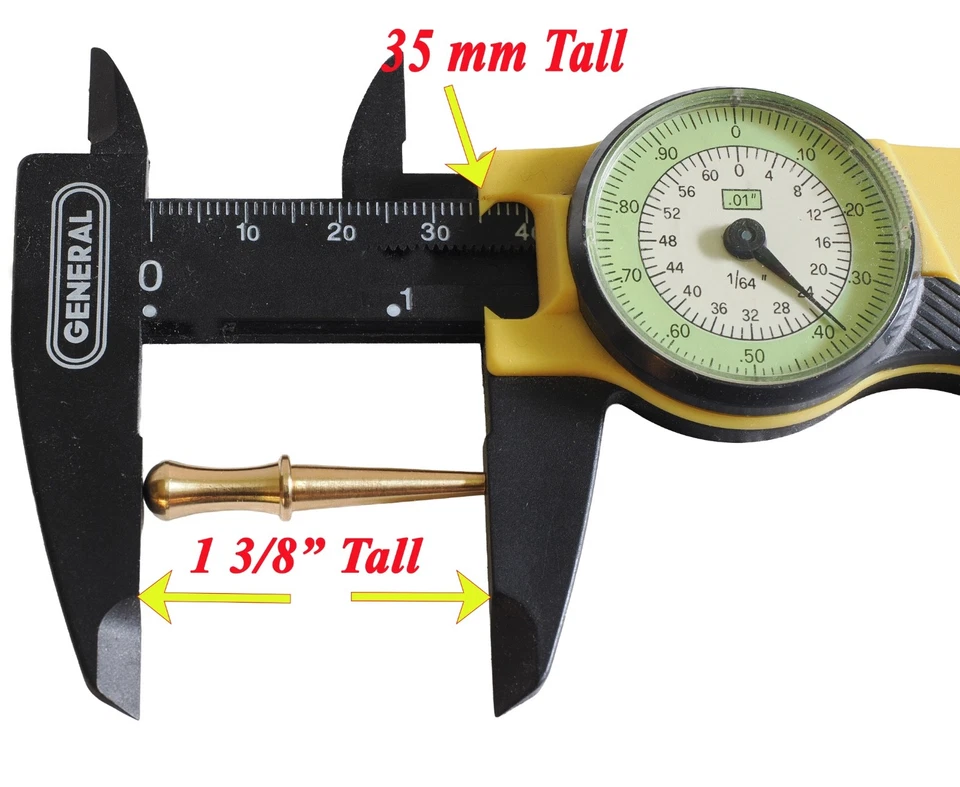 Metal Cribbage Pegs, 1 3/8” tall, Tapered for 1/8” holes, Set of 24, in 4 colors - Image 4 of 4