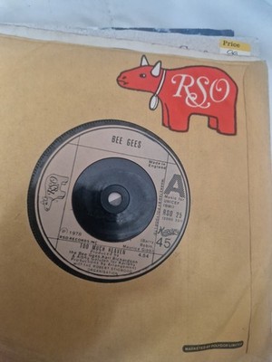 Bee Gees - Too Much Heaven - Vinyl Record 7'' Single - 1978 - rso 25 ebay uk