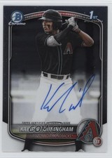 2025 Bowman Draft Chrome Prospect Auto Kayson Cunningham #CPA-KC Auto y8x