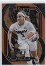 2025 Panini Select WNBA Premier Level Orange Prizm /125 Jordin Canada #144 1bi3