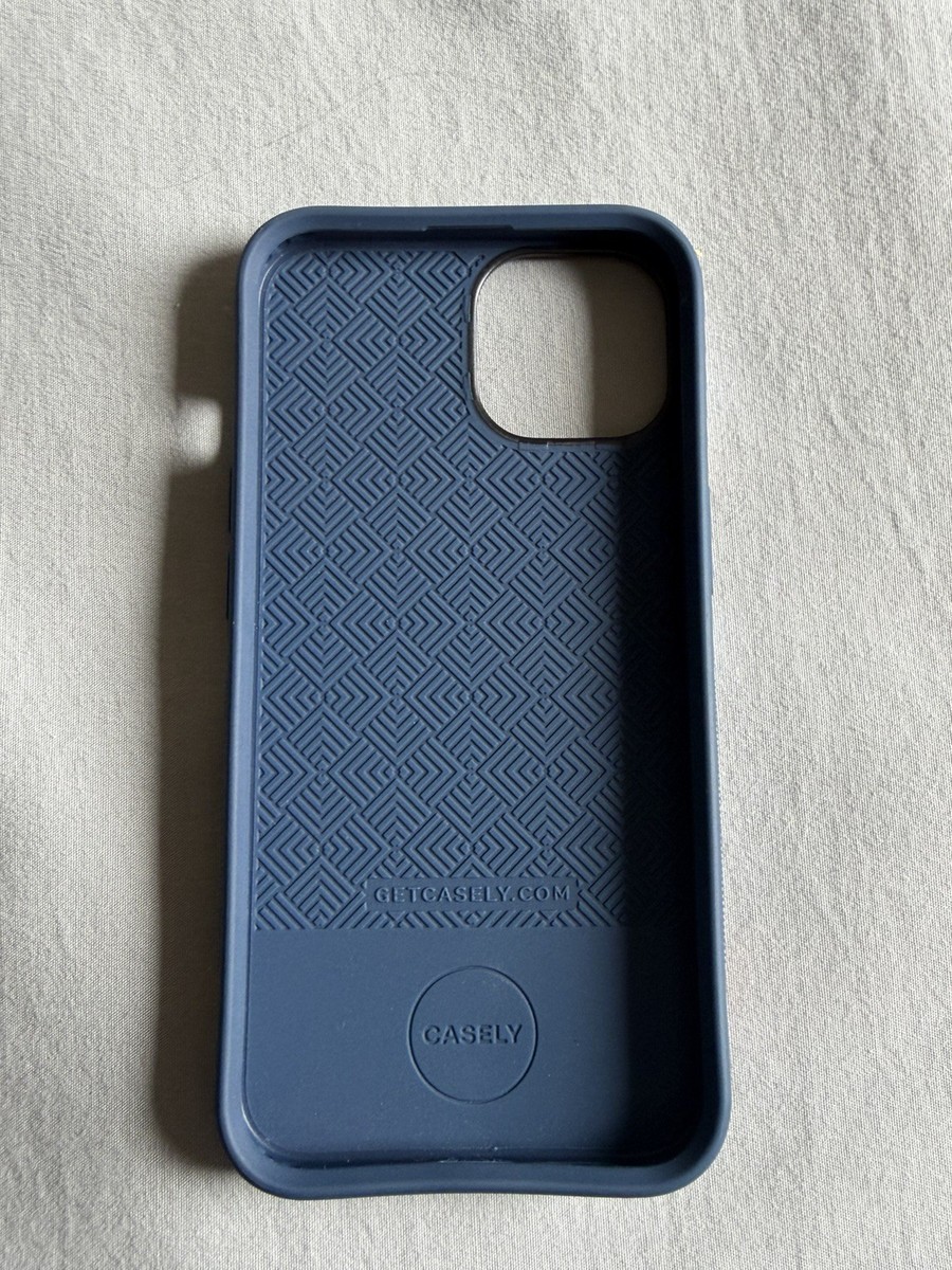 Casely Apple iPhone 14 Case Poppy Meadows Floral Bold MagSafe Navy Trim Casely Apple iPhone 14 Case Poppy Meadows Floral Bold MagSafe Navy Trim