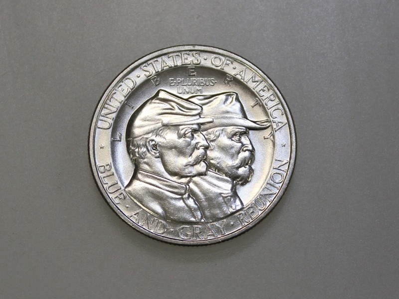 1936 BATTLE OF GETTYSBURG COMMEMORATIVE SILVER HALF DOLLAR GEM BU
