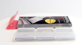 Sony PlayStation PS1 Memory Card Triple Pack SCPH-1170 x3 Open Box Japan NOS