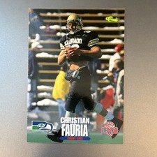 Classic 1995 NFL Draft Christian Fauria #87 Seattle Seahawks Rookie Card. rookie card picture