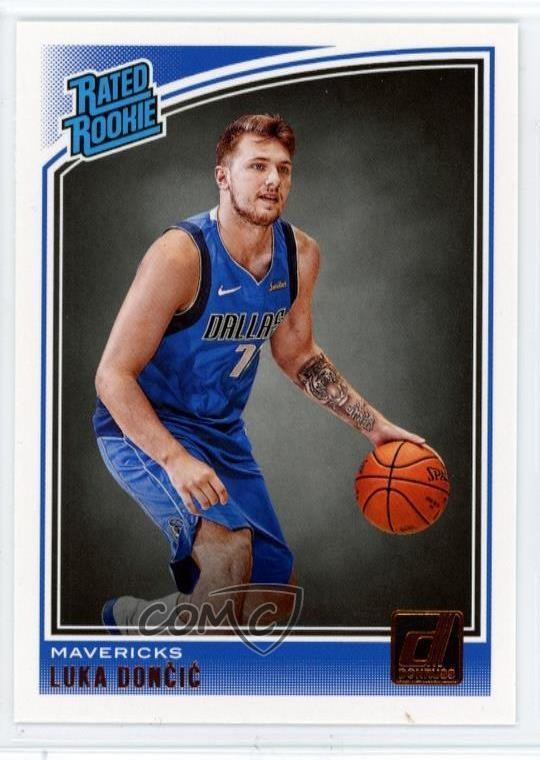 2018-19 Panini Donruss Rated Rookies Luka Doncic #177 Rookie RC 06or