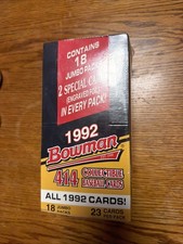 1992 Bowman Baseball Trading Cards Factory Sealed Jumbo Box