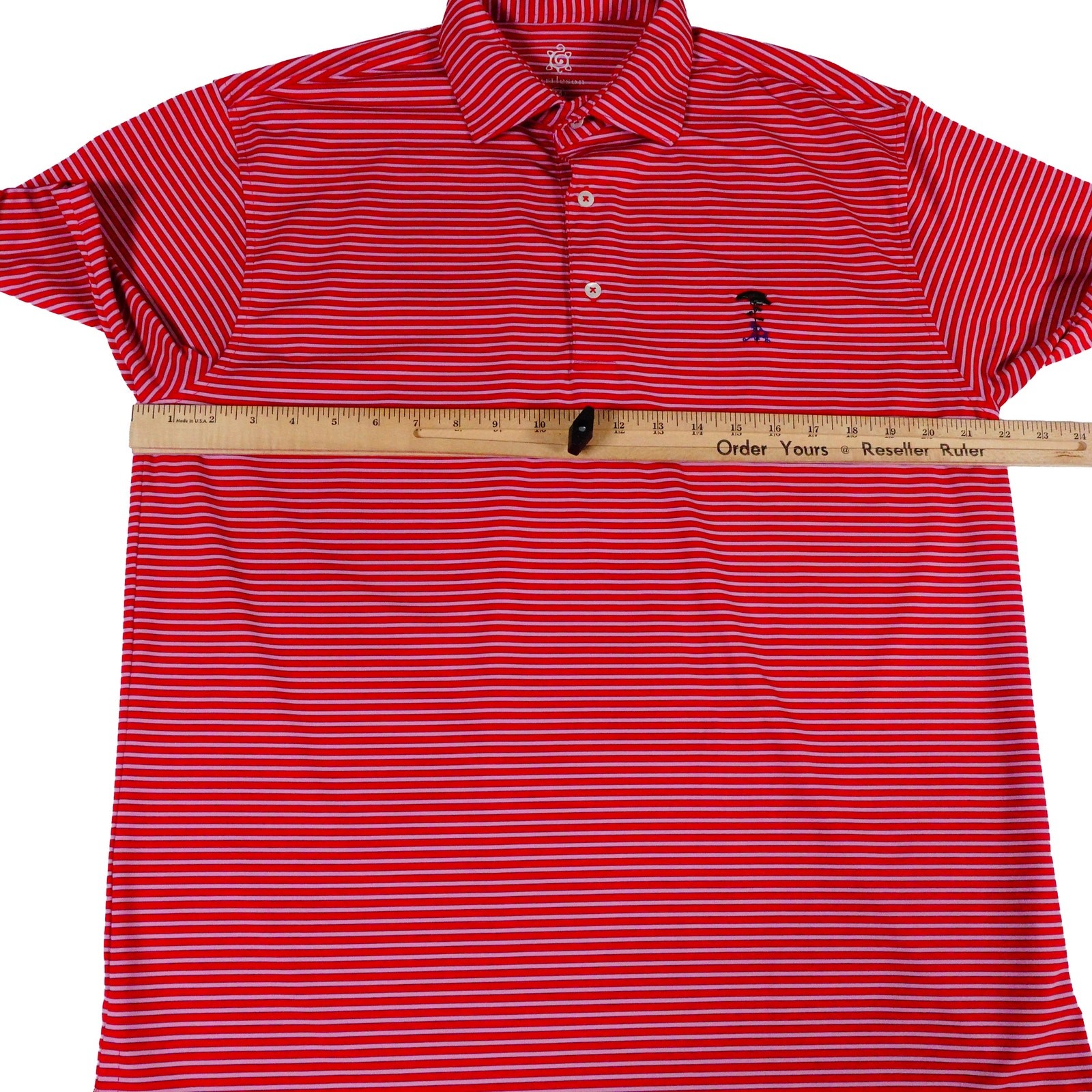 Turtleson Striped Performance Pine Tree Golf Club… - image 7