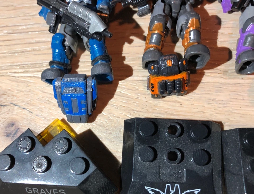 Halo Mega Construx Fireteam Raven With Custom Backpacks - Image 2 of 3