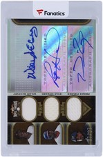 McCovey, Howard, & Fielder Signed 2011 Topps Triple Threads #TTAR-5 #27/27 Card