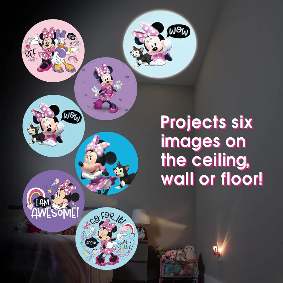 Disney Projectables Minnie 1 Pack, Purple/Pink Projectable  - Image 2 of 4