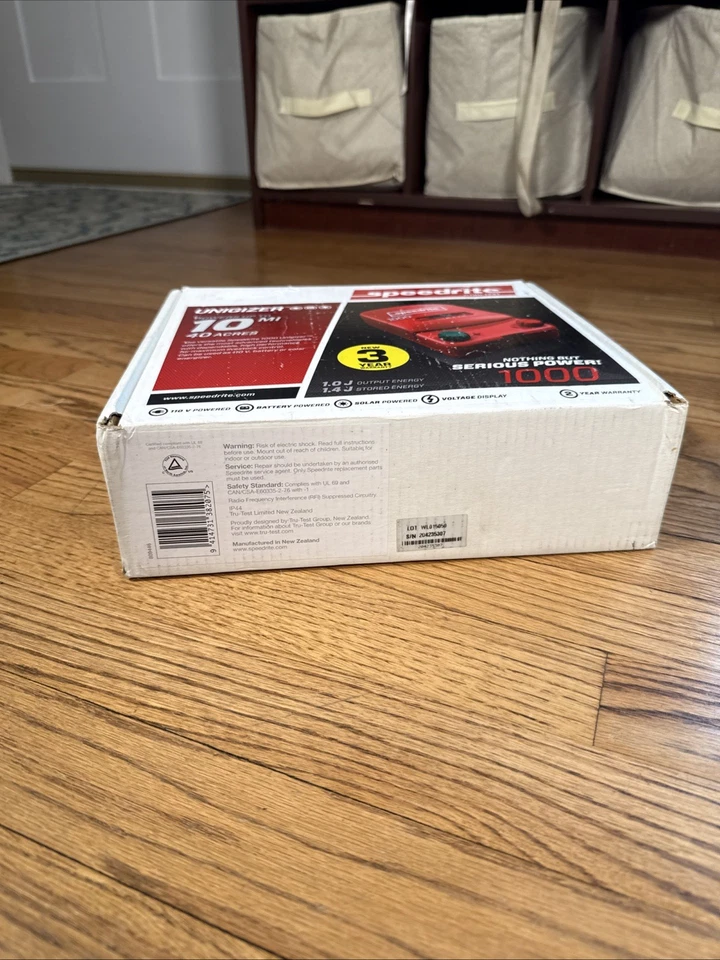 Energizador de valla eléctrica Speedrite 1000 - Doble potencia, compatible con energía solar Foto 3 de 4