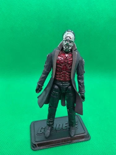 Hasbro G.I. Joe Destro 3.75 POC Cobra Commander v.44 Loose No Stand Base