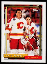 Craig Berube, 1992-93 Topps, #208, Calgary Flames,
