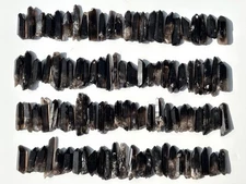 100pcs Bulk Natural Crystal Smokey Quartz Small Points Terminated Wand Specimens