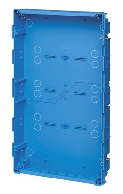 Einbaudose für Vimar Schalttafel 72 Module IP40 hellblau - V53772 