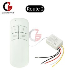 1/2/3 Way 220V Wireless Remote Control Switch Lamp Light Receiver Transmitter