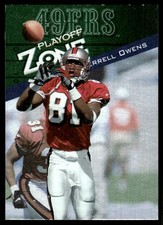 Terrell Owens 1997 Playoff Zone #52 49ers NFL READ FREE SHIPPING AutographDen