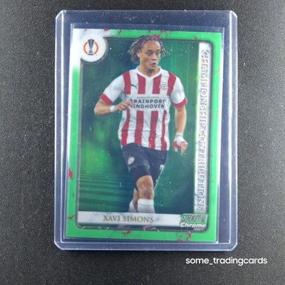 Topps Xavi Simons - /99 Eindhoven Contributions 2022/23 Stadium Club Chrome