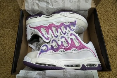 Osiris D3 2001 White Swirl shoes US Size 10 New with box