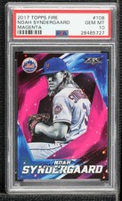 2017 Topps Fire Magenta 23/25 Noah Syndergaard #108 PSA 10 GEM MT d4f